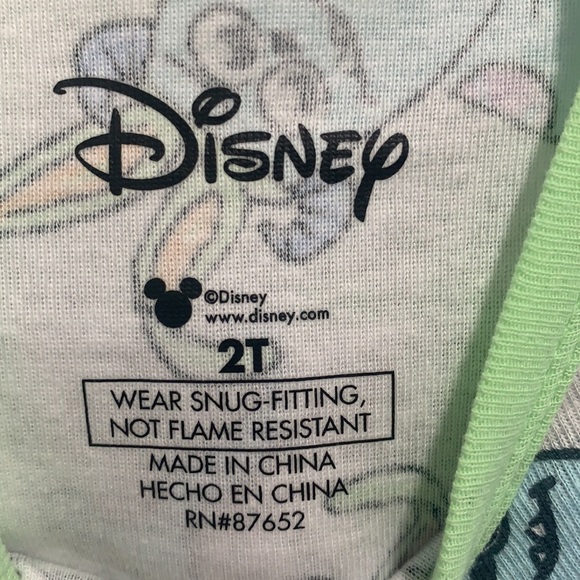 Disney Monster Inc 2 Piece Pajama Set includes Top and Pants size 2T. - Picture 7 of 9